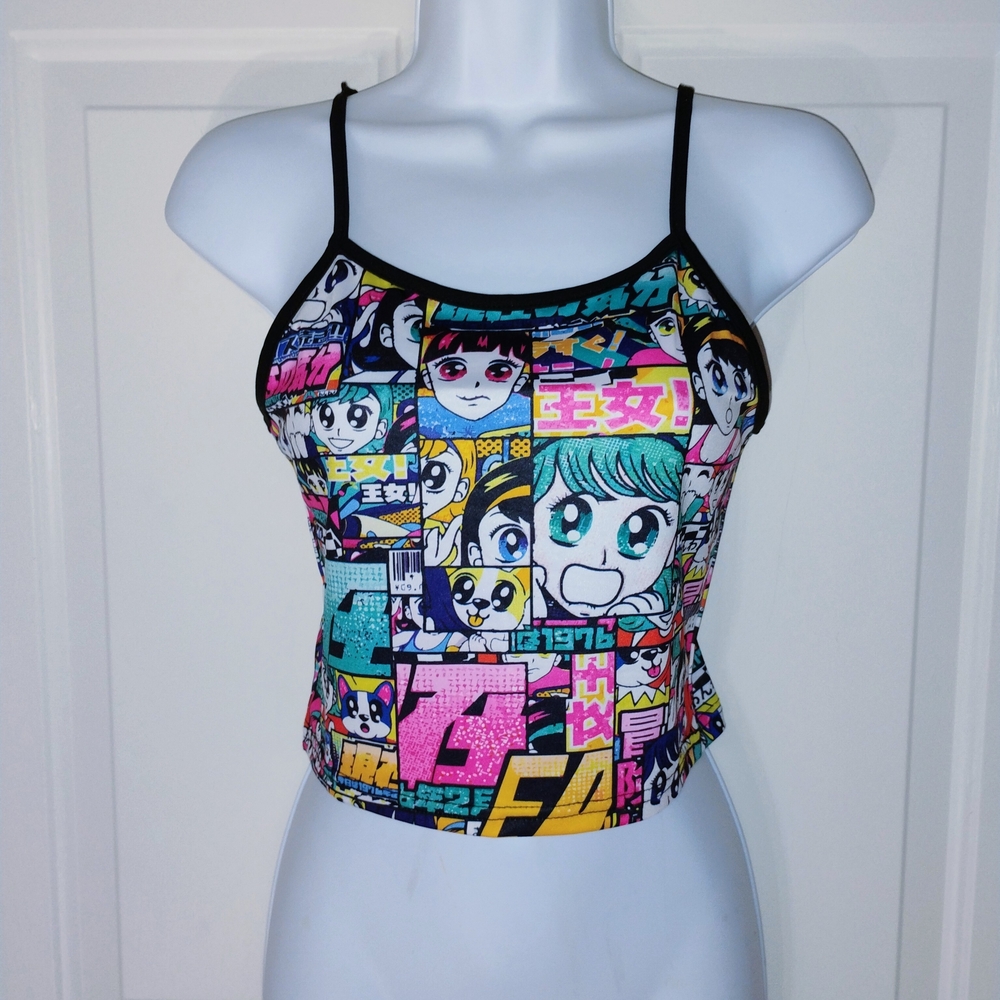 New Without Tags ROMWE Anime Cartoon Tank Top